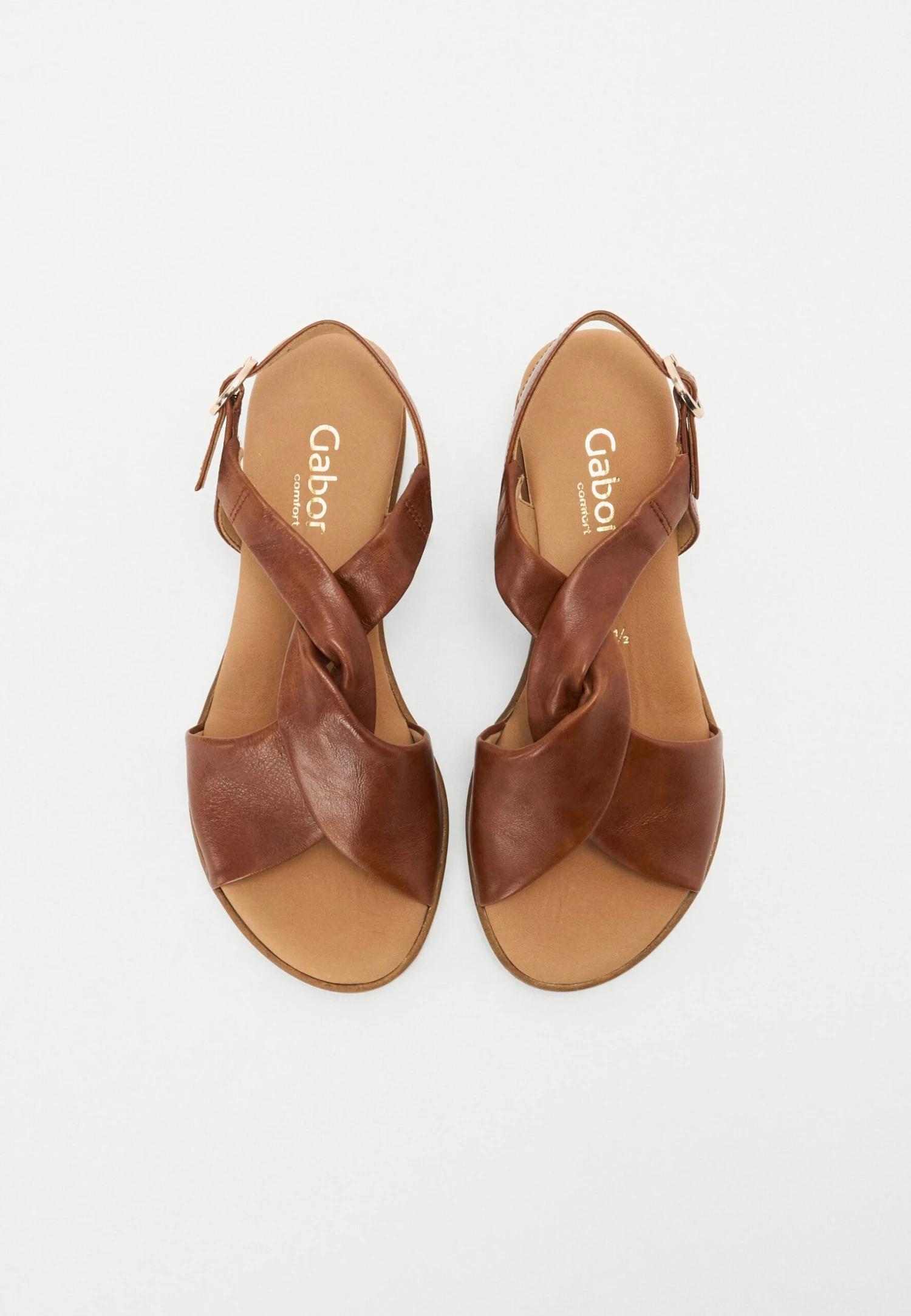 Gabor Comfort Wedge Sandals - Camel 8 Gabor Comfort Wedge Sandals - Camel - Image 6