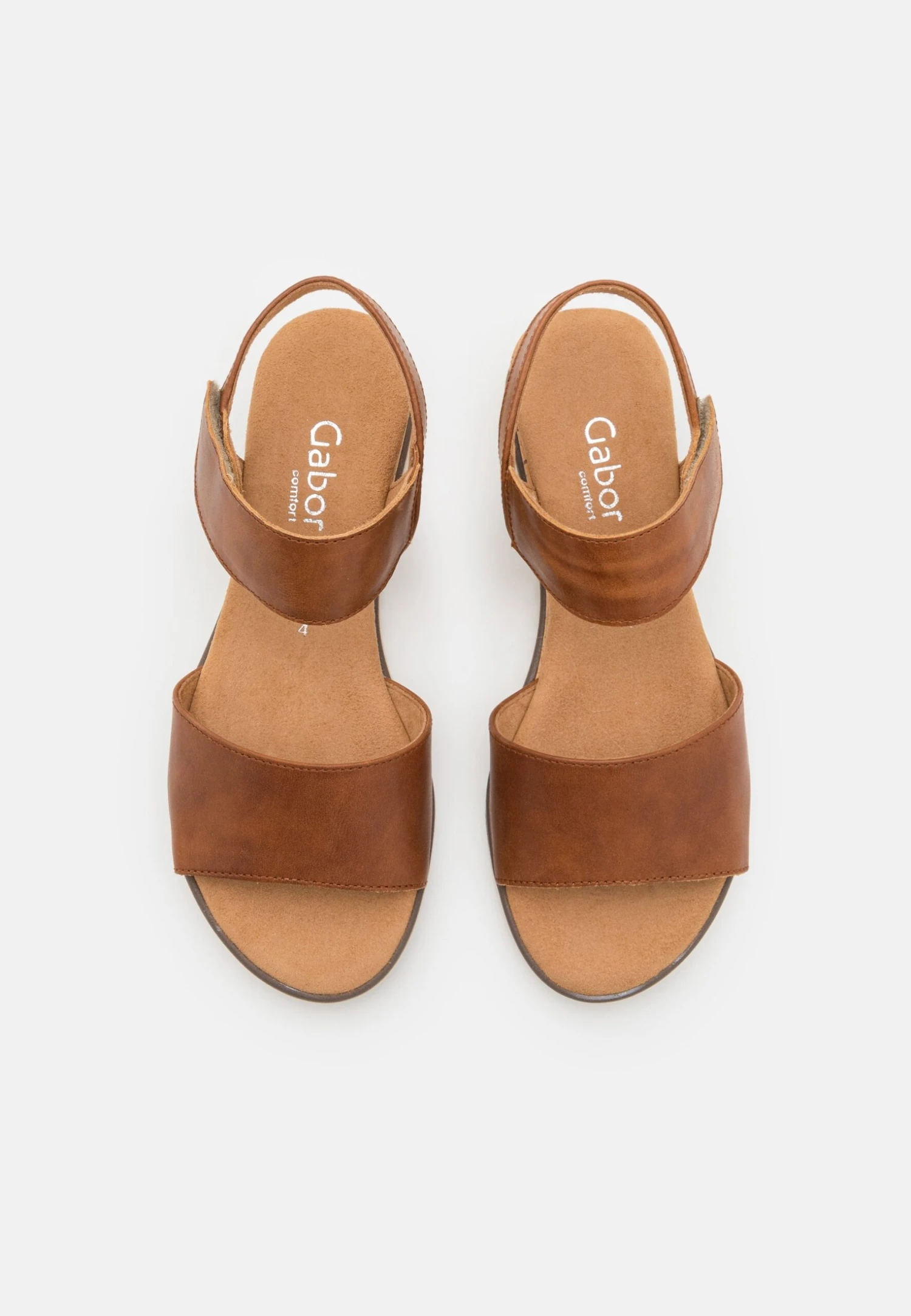 Gabor Comfort Wedge Sandals - Cognac 8 Gabor Comfort Wedge Sandals - Cognac - Image 6