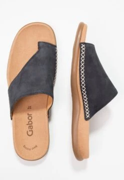 Gabor T-Bar Sandals - Nightblue -Gabor Boots 25d0993dc0b04d40adbdd7c83fac9190