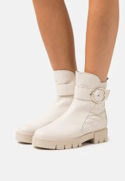 Gabor Comfort Platform Ankle Boots - Latte