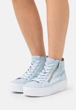 Gabor High-Top Trainers - Sky/Lightblue