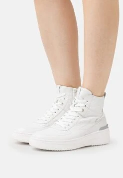 Gabor High-Top Trainers - Weiß/Silber