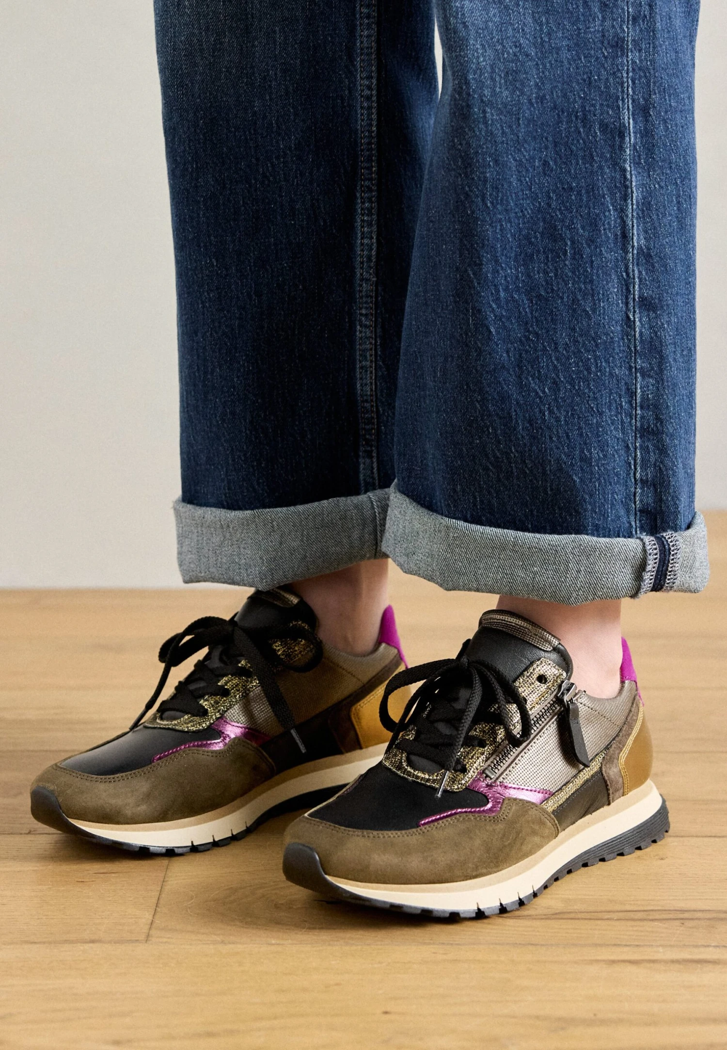 Gabor Comfort Trainers - Oak/brown Kombi 11 Gabor Comfort Trainers - Oak/brown Kombi - Image 9