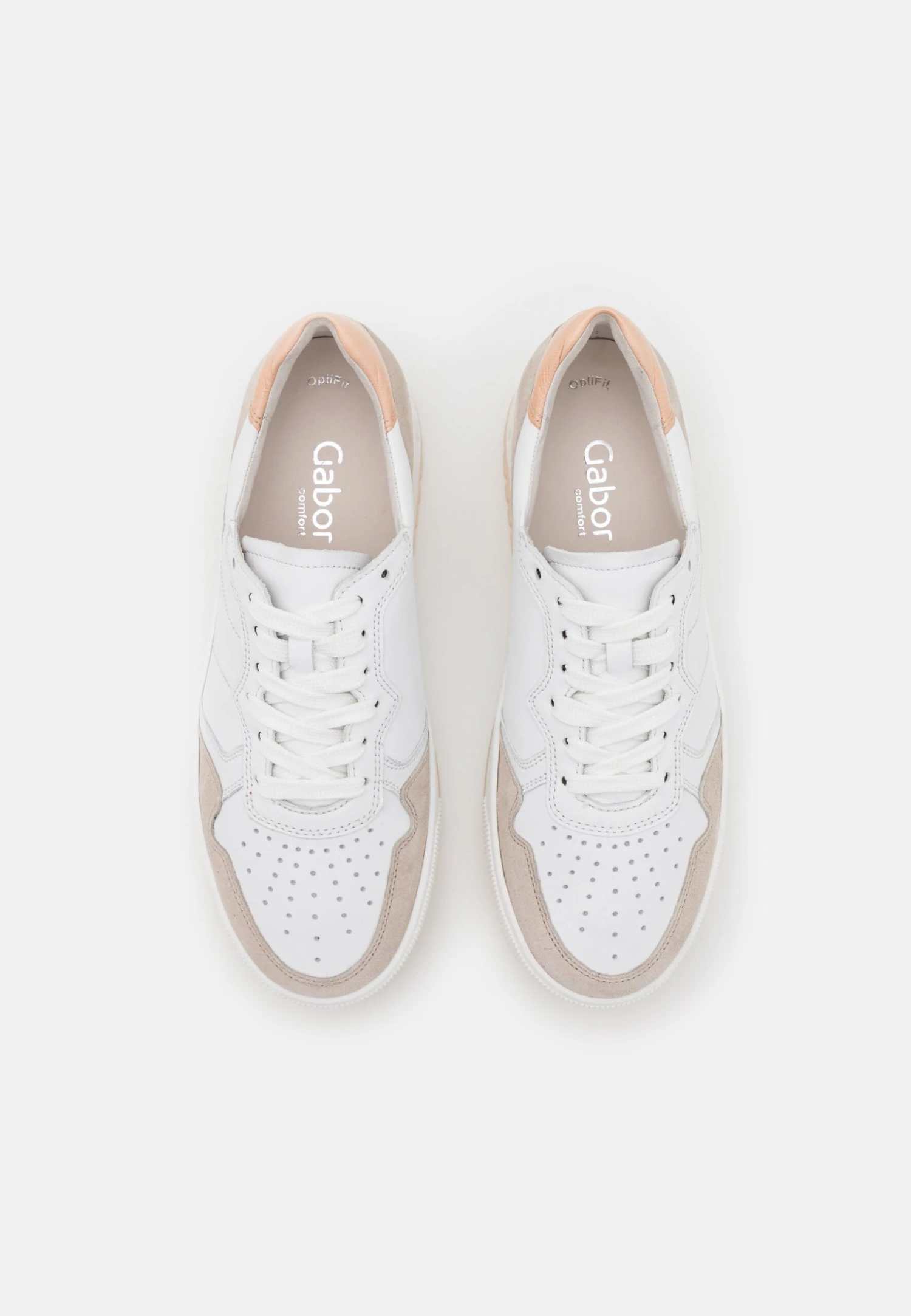 Gabor Comfort Trainers - Weiss/Neve/Puder 8 Gabor Comfort Trainers - Weiss/Neve/Puder - Image 6
