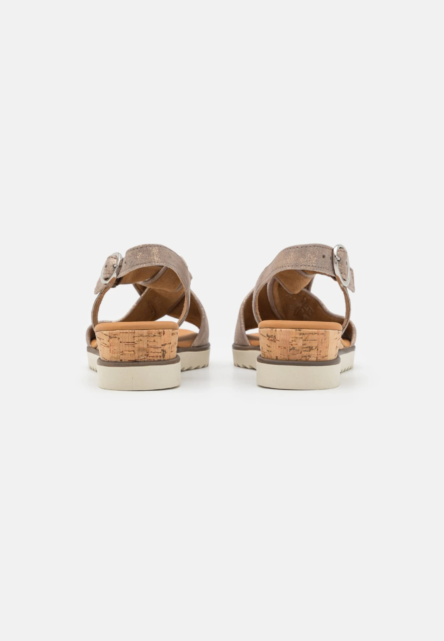 Gabor Comfort Wedge Sandals - Muschel 6 Gabor Comfort Wedge Sandals - Muschel - Image 4