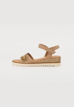 Gabor Comfort Wedge Sandals - Sand