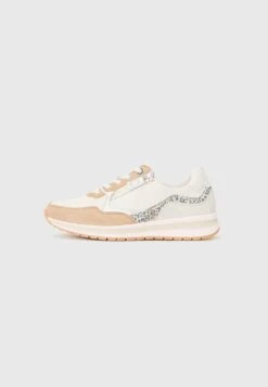 Gabor Comfort Trainers - Off White/sand/silver-coloured