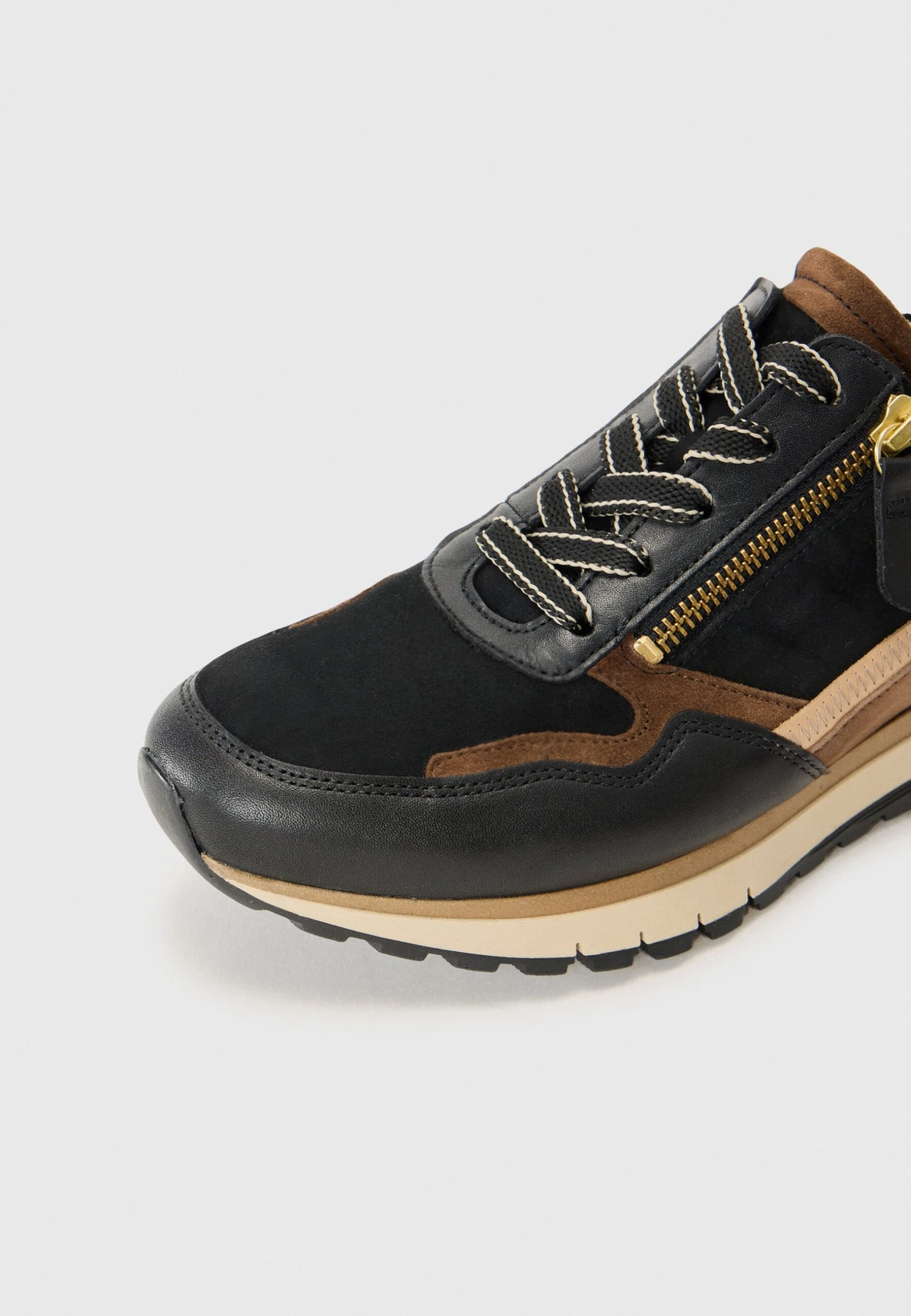 Gabor Comfort Trainers - Black/whisky/gold-coloured 10 Gabor Comfort Trainers - Black/whisky/gold-coloured - Image 8