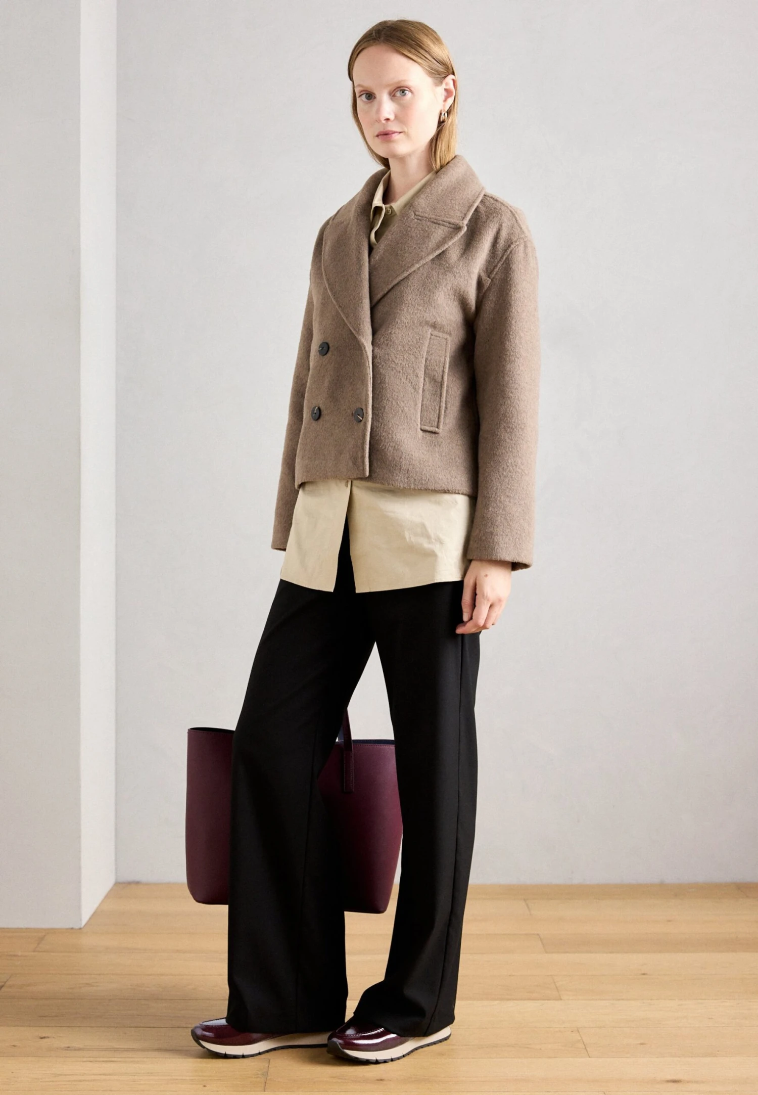 Gabor Comfort Slip-ons - Burgund/beige 5 Gabor Comfort Slip-ons - Burgund/beige - Image 3