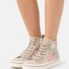 Gabor High-Top Trainers - Multi/Desert/Panna