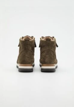 Gabor Comfort Lace-Up Ankle Boots - Olive -Gabor Boots da1d014dc68b4d63bfb1f9f8b94837d7