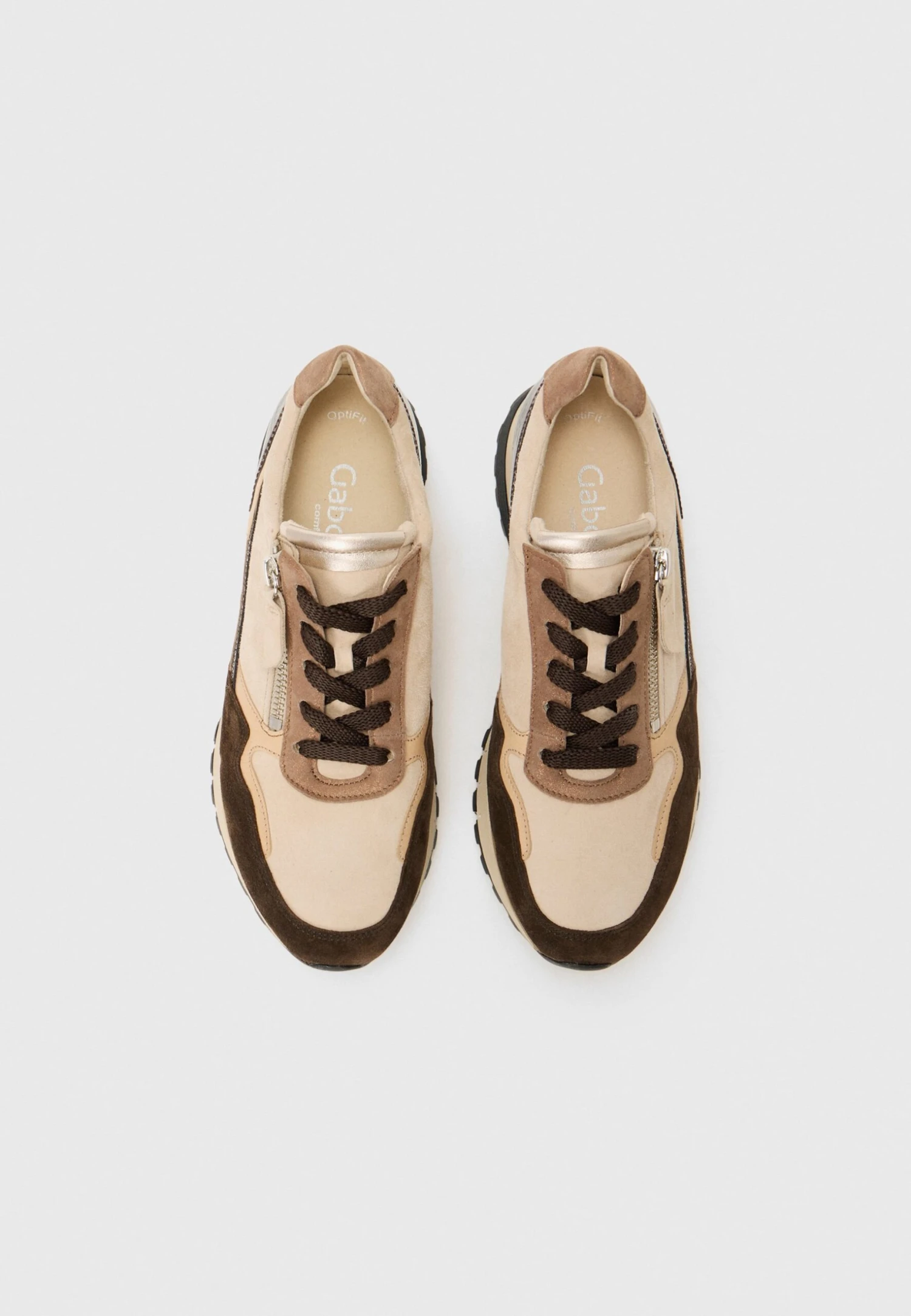 Gabor Comfort Trainers - Oak/brown Kombi 8 Gabor Comfort Trainers - Oak/brown Kombi - Image 6