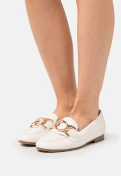 Gabor Comfort Slip-Ons - Neve/Gold