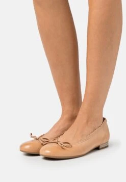 Gabor Comfort Ballet Pumps - Peanut